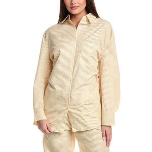 Seraphina Womens Woven Shirt, Yellow
